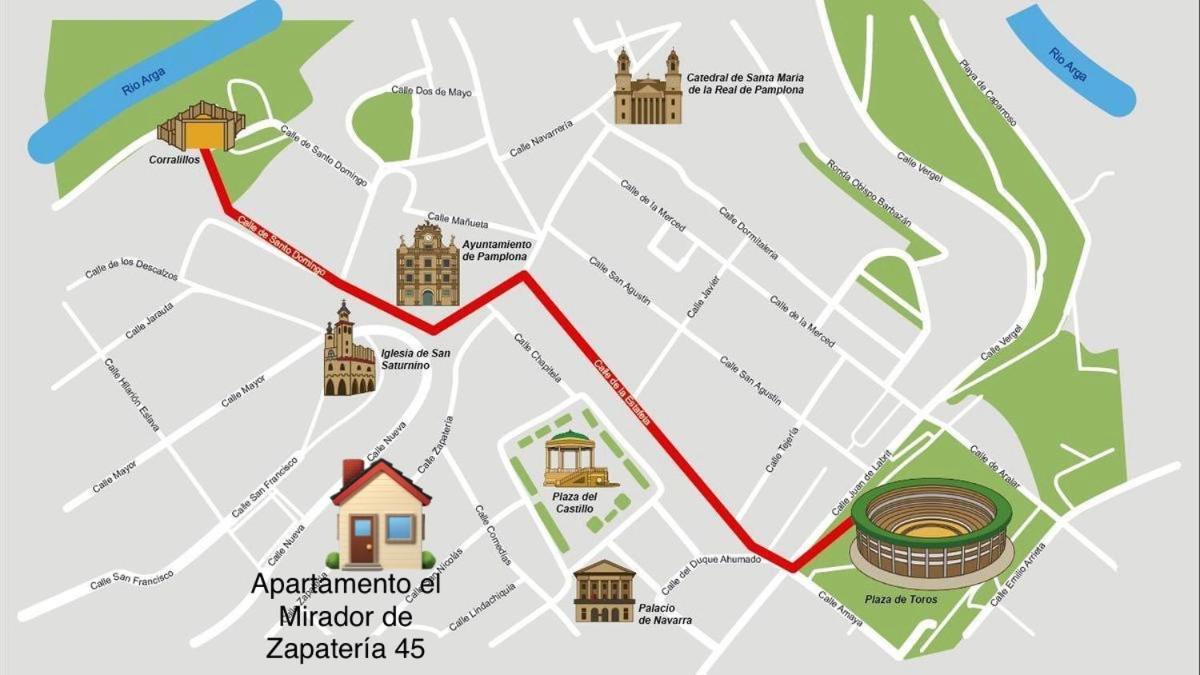 Apartmán El Mirador De Zapateria 45 Pamplona Exteriér fotografie